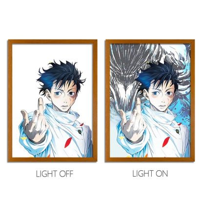 Jujutsu Kaisen Anime Light Box Series – LED Light Painting Frames & Wall Art