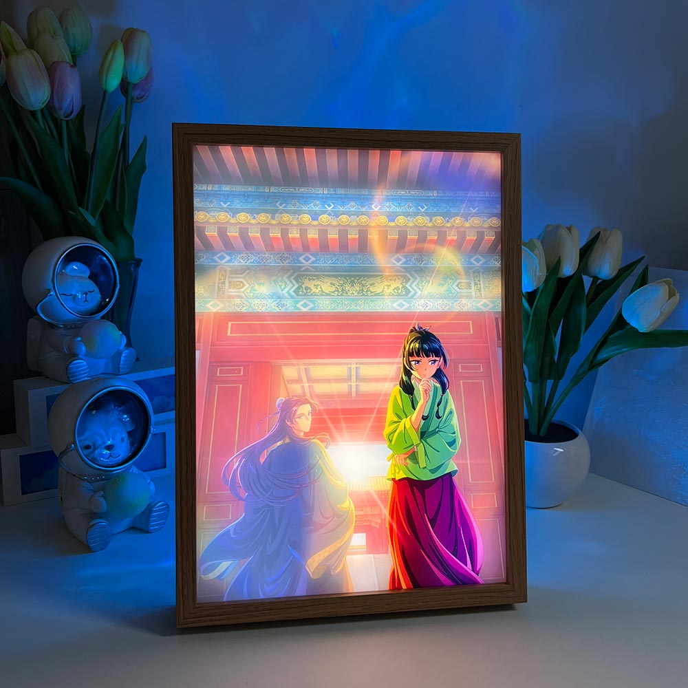 The Apothecary Diaries LED Light Painting – Elegant Japanese Style Wall Art