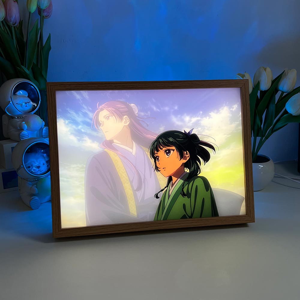 The Apothecary Diaries LED Light Painting – Maomao & Jinshi in Palace Glow