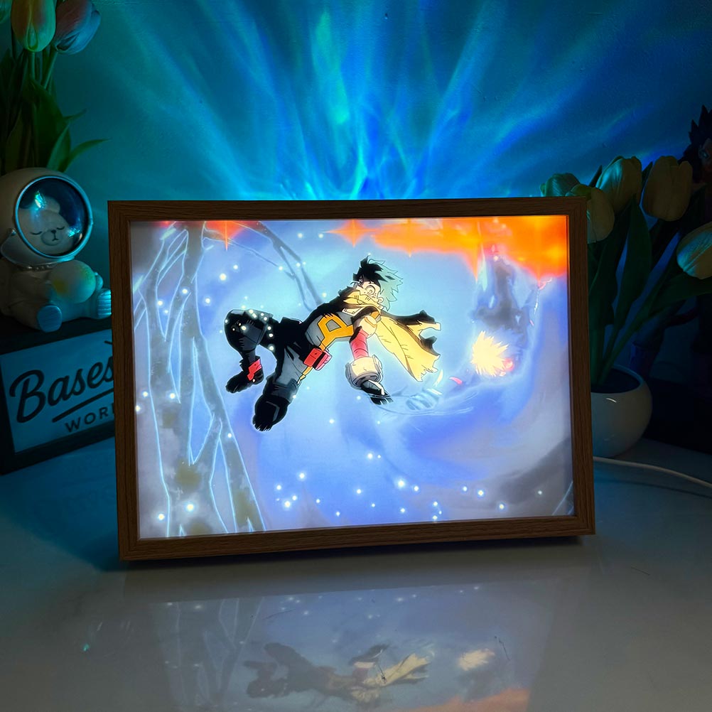 Anime Light Box – My Hero Academia Glow Frame (Deku & Bakugo)