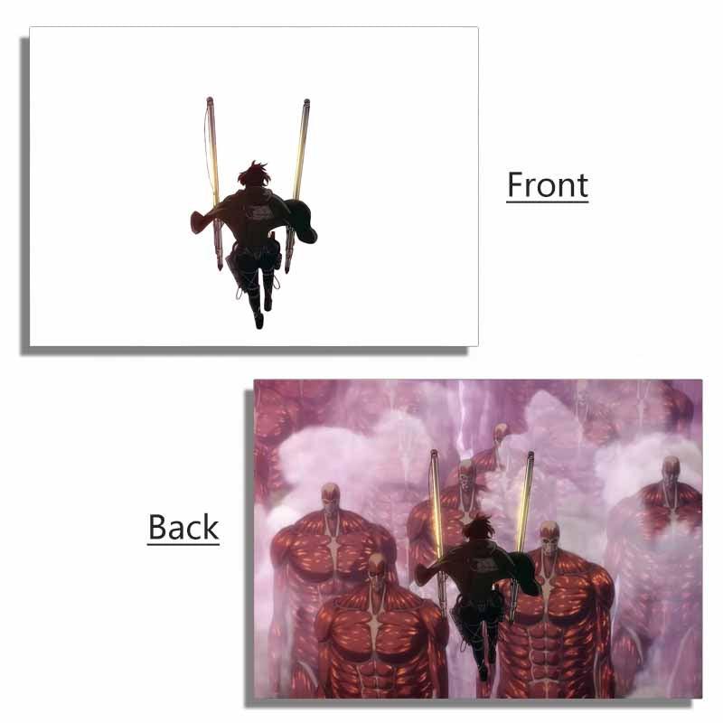 [Copy]Attack on Titan Series LED Light Painting Anime Photo Frame Wall Art