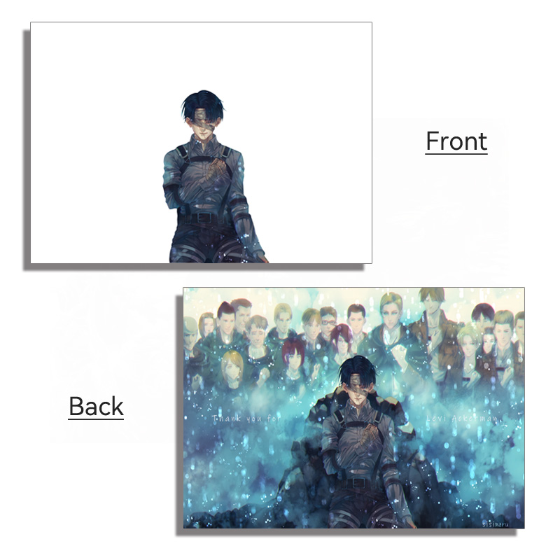 Acrylic Panel Attack on Titan Painting Panel Accessory