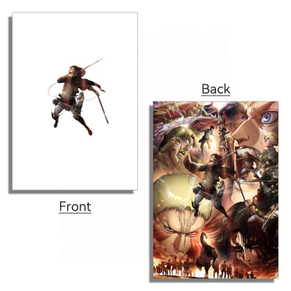 Acrylic Panel Attack on Titan Painting Panel Accessory