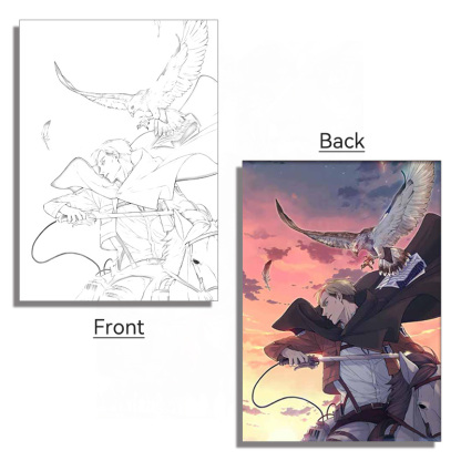 Acrylic Panel Attack on Titan Painting Panel Accessory