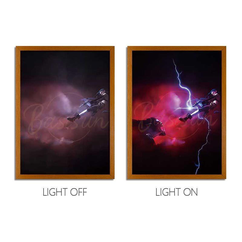 AR Series LED Light Painting Anime Photo Frame Wall Art