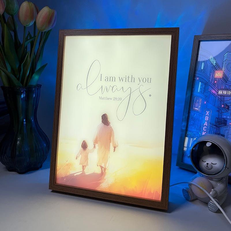 LED Light Painting – "I Am With You Always"
