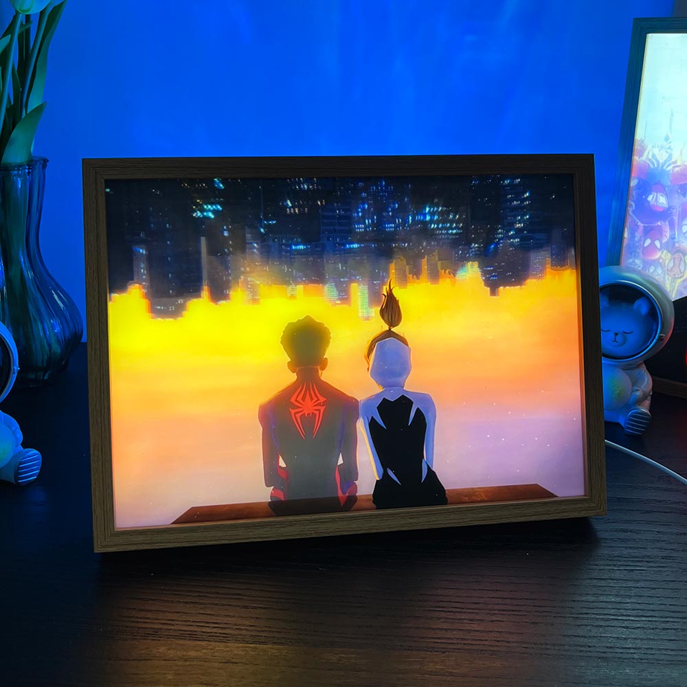 Spider-Man: Into the Spider-Verse LED Light Painting – "Sunset Together"