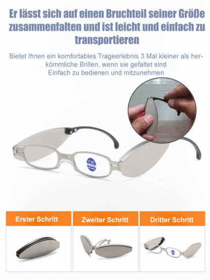 Ultraleichtes 3-teiliges faltbares Presbyop
