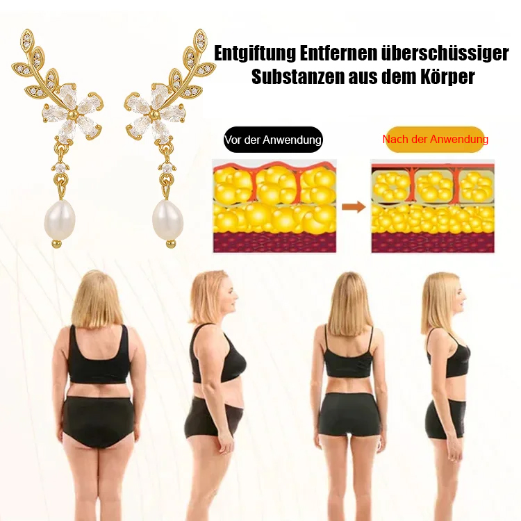 Lymphatische Magnettherapie Germanium-Ohrringe