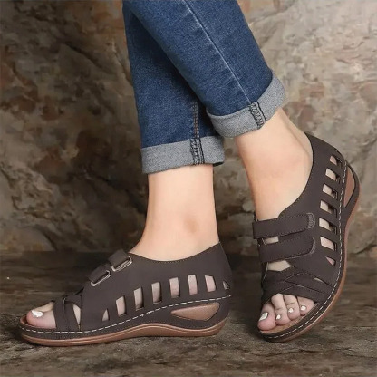Peep Toe Sandalen