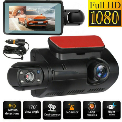 HD 1080 Fahrrekorder mit drehbarem Objektiv
