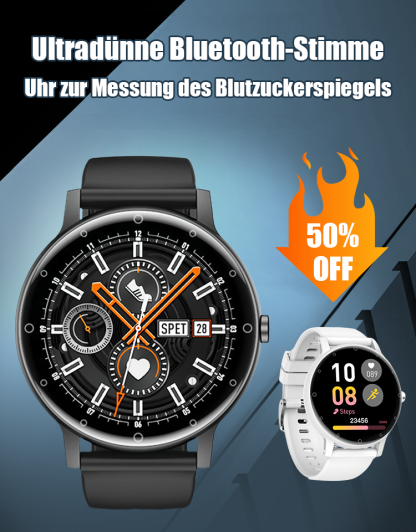 Ultradünne Uhr zur Bluetooth-Sprachblutzuckermessung