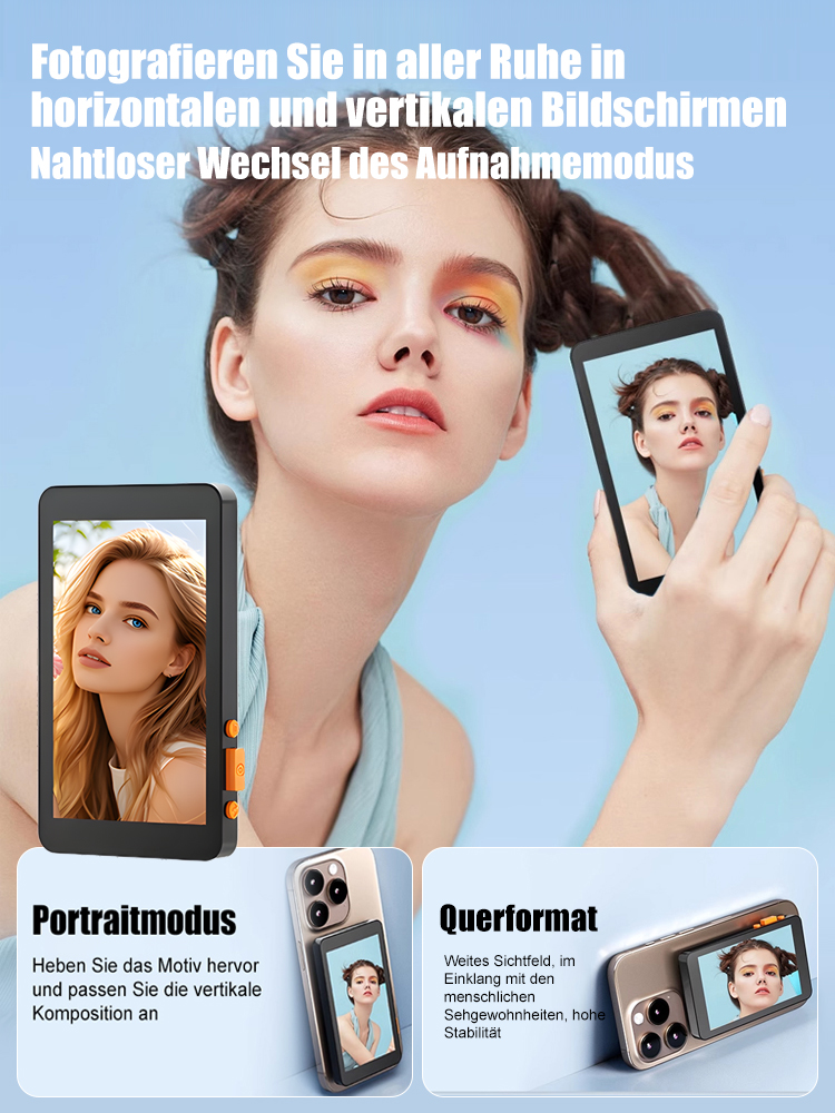 Kabelloser magnetischer mobiler Bildschirmprojektor, effizientes Büro und Unterhaltung