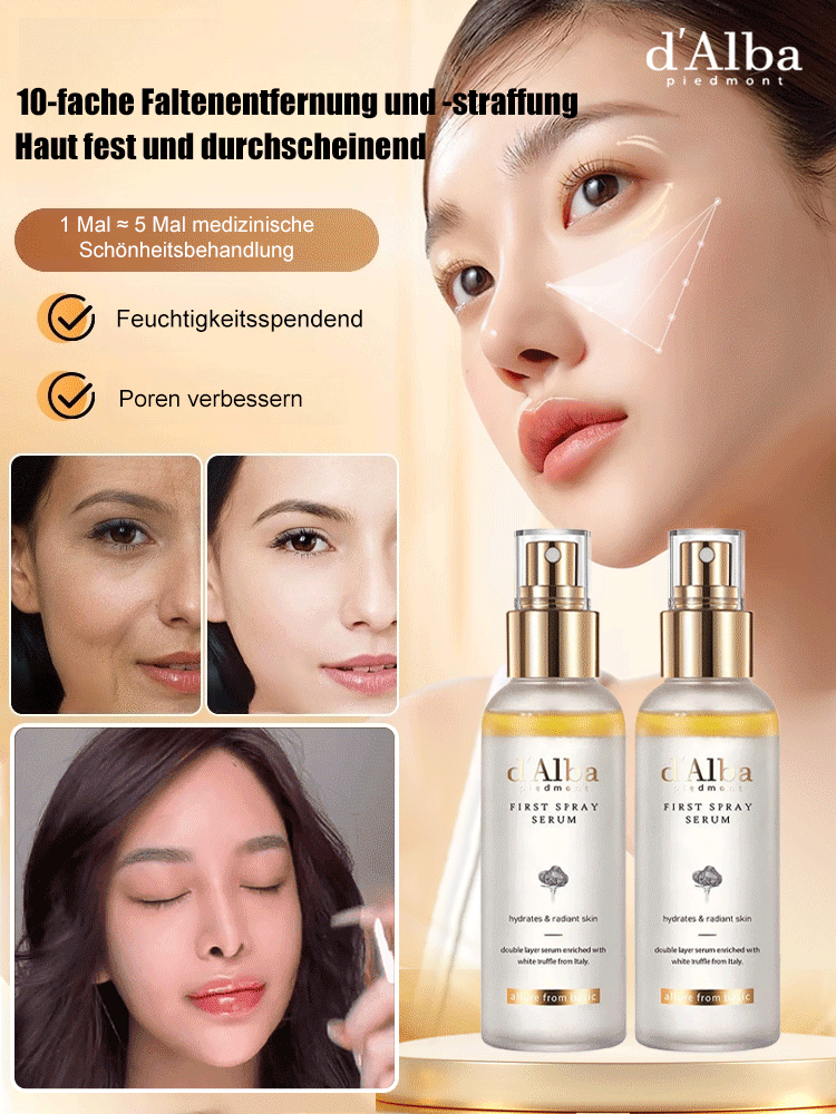Antioxidatives und Anti-Aging-Spray mit A-Klasse-Weißen Trüffeln