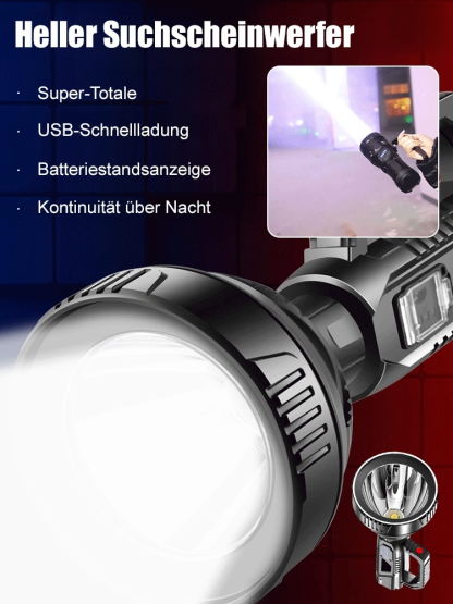 Heller Suchscheinwerfer