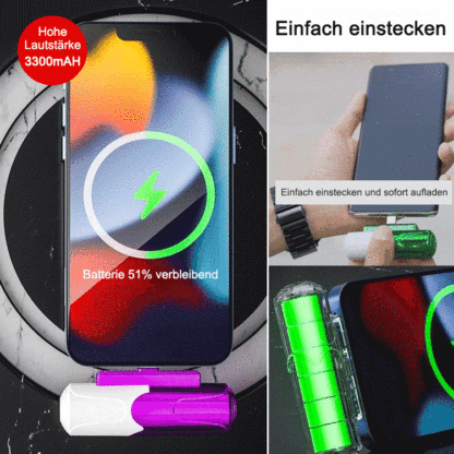 Tragbare Mini-Kapsel-Powerbank