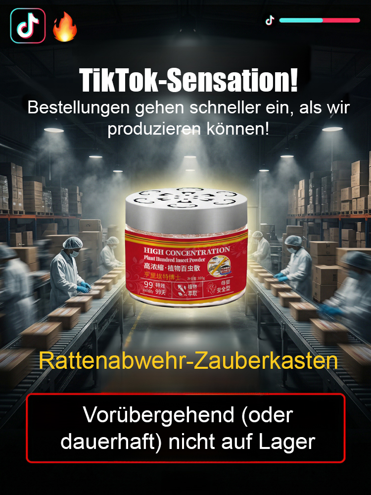 🐀 Beseitigt ganze Rattennester: SGS-zertifiziert • 90 Tage Schutz • 100 % sicher und pflanzlich • 50 % Rabatt heute • 30 Tage Geld-zurück-Garantie!