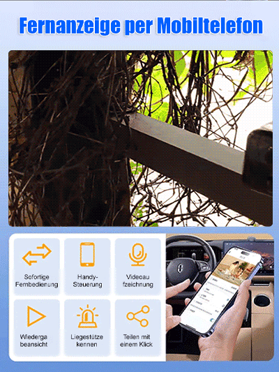 📷️Extrem unauffällige HD-Nachtsicht-Überwachungskamera. Kostenlose Testversion. Fernzugriff, 24/7-Überwachung.