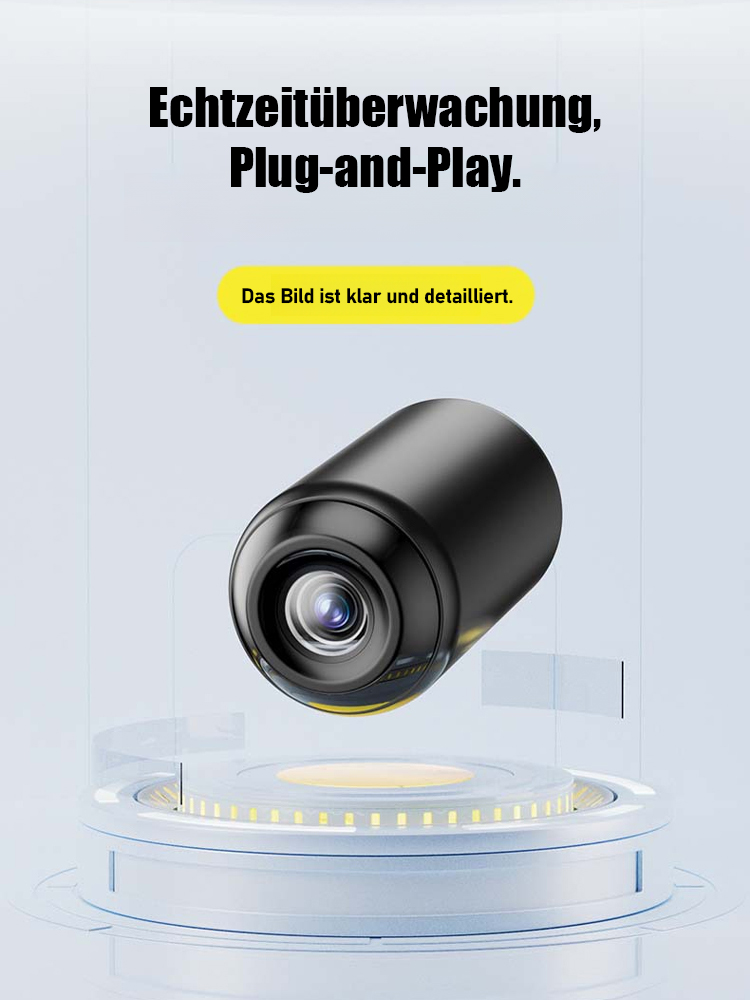 🎥Mini-WLAN-Fernüberwachungskamera, 🤳Handy-Fernbedienung, hochauflösendes Bild