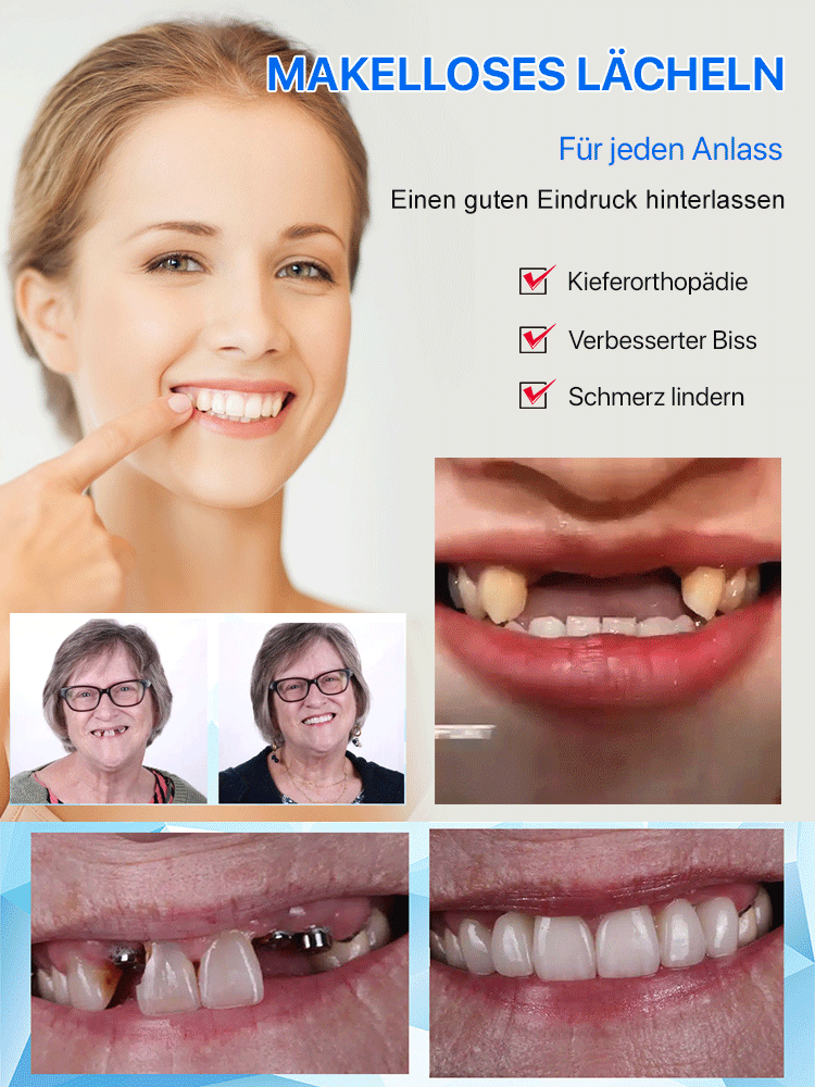 ORALHOE verbessert Ihr Lächeln und Ihr Zahnersatzset