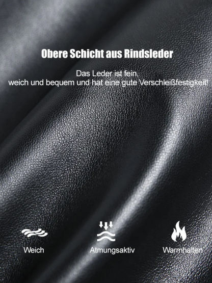 Warme und dicke Lederschuhe für Herren