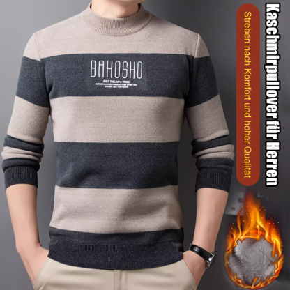 Gestreifter Herrenpullover