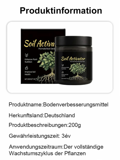 🌱✨Verbesserter Gartenerde-Aktivator – Erhöht die Keimrate um 30 % und fördert das Wurzelwachstum. 💧Wasserlösliche Formel, geeignet für alle Topfpflanzen.