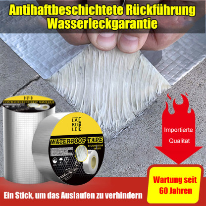 Wasserdichtes, auslaufsicheres Klebeband