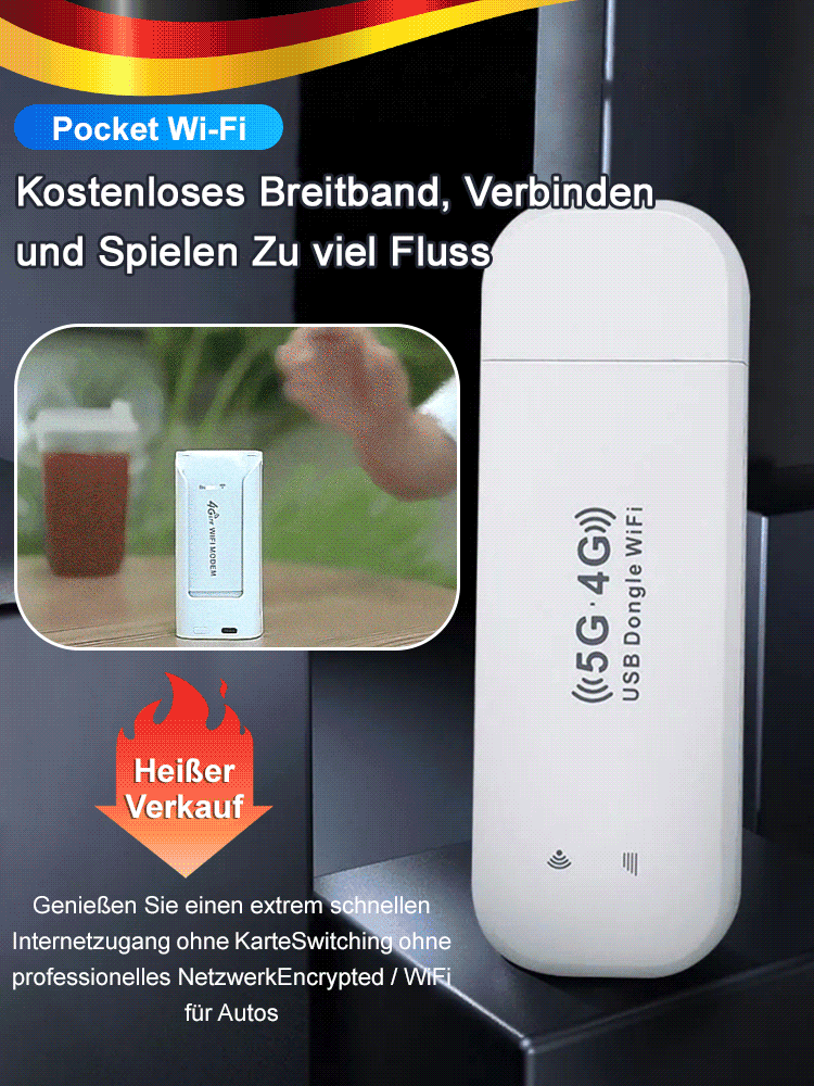 Drahtlose Internetkarte begleitet tragbares WIFI, 5G High-Speed-Internet, sorgenfreies Reisen.