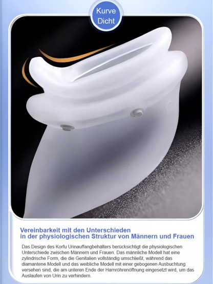 Bettlägerige Nachtpflegekommode für Männer