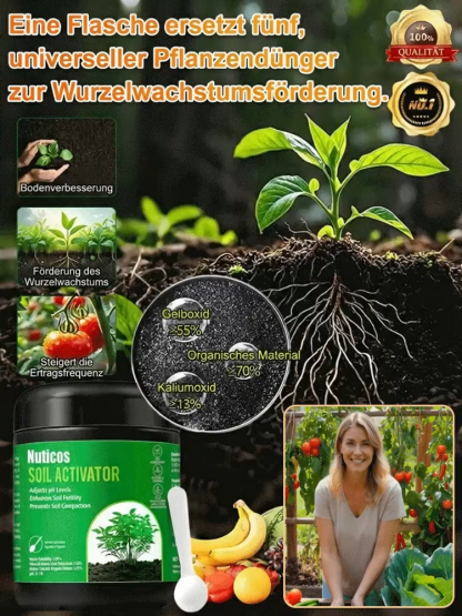 Bodenaktivator｜Verbessert verdichteten Boden, stärkt Wurzeln, universell für Garten
