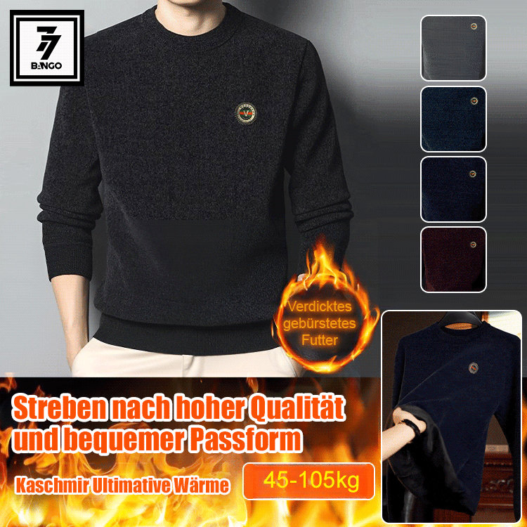 Warmer Chenille-Kaschmir-Pullover