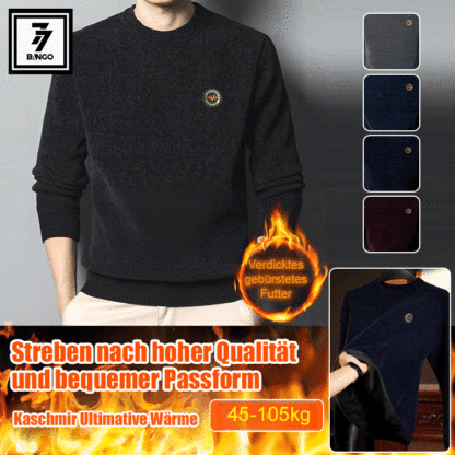 Warmer Chenille-Kaschmir-Pullover