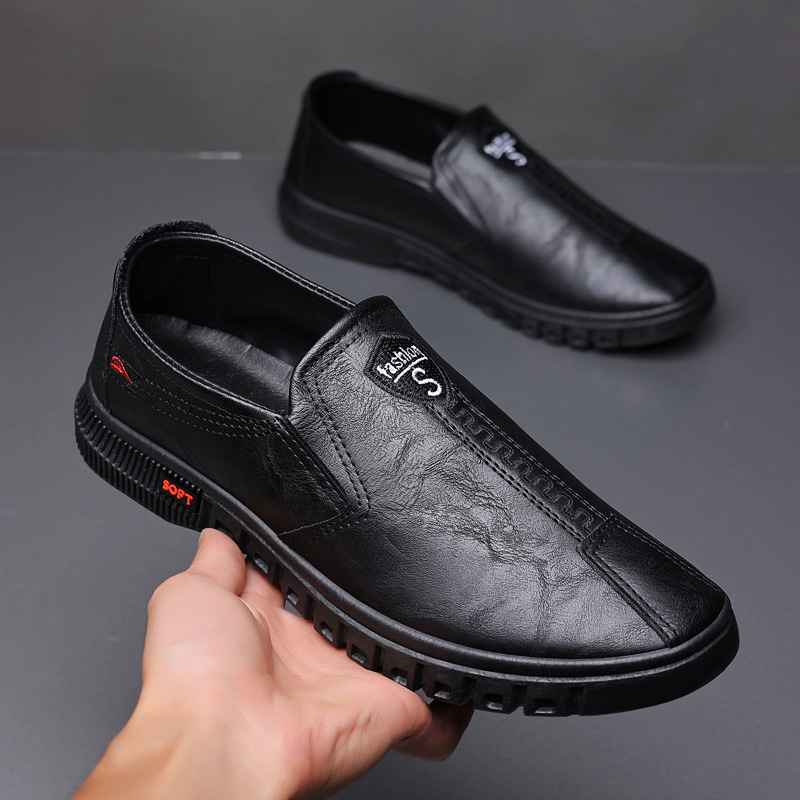 Handgefertigte Slip-on-Lederschuhe für Herren