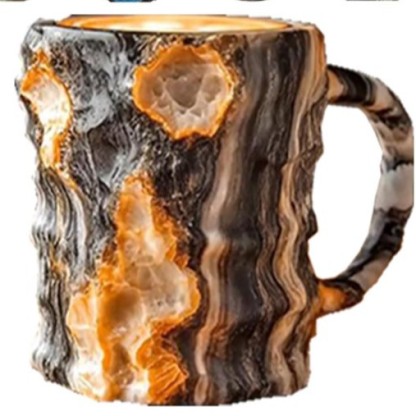 【Weihnachtsfrühkauf】Mineralischer Wellness-Kristall-Kaffeebecher