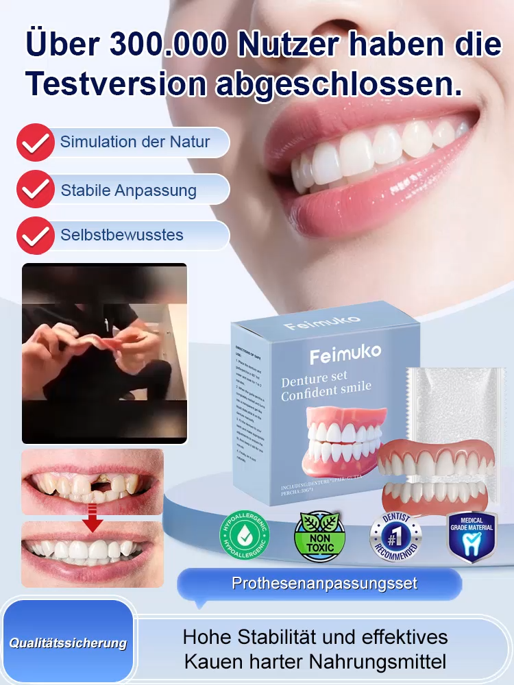 Zahnprothesen-Pflegeset