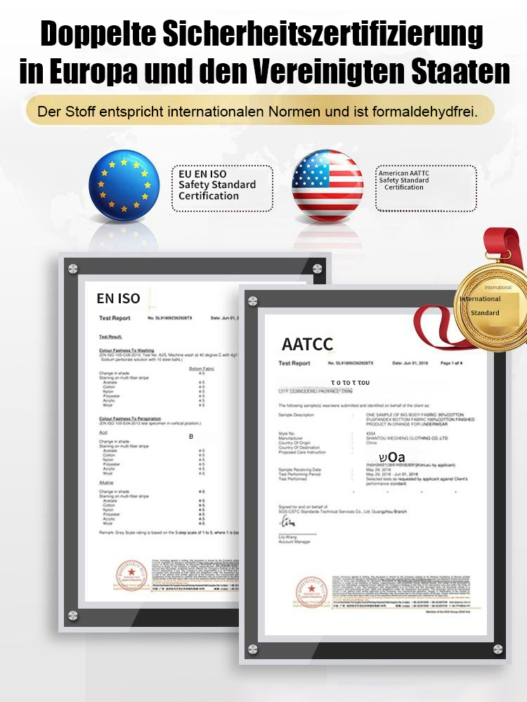 Nicht abfärbende Unterwäsche