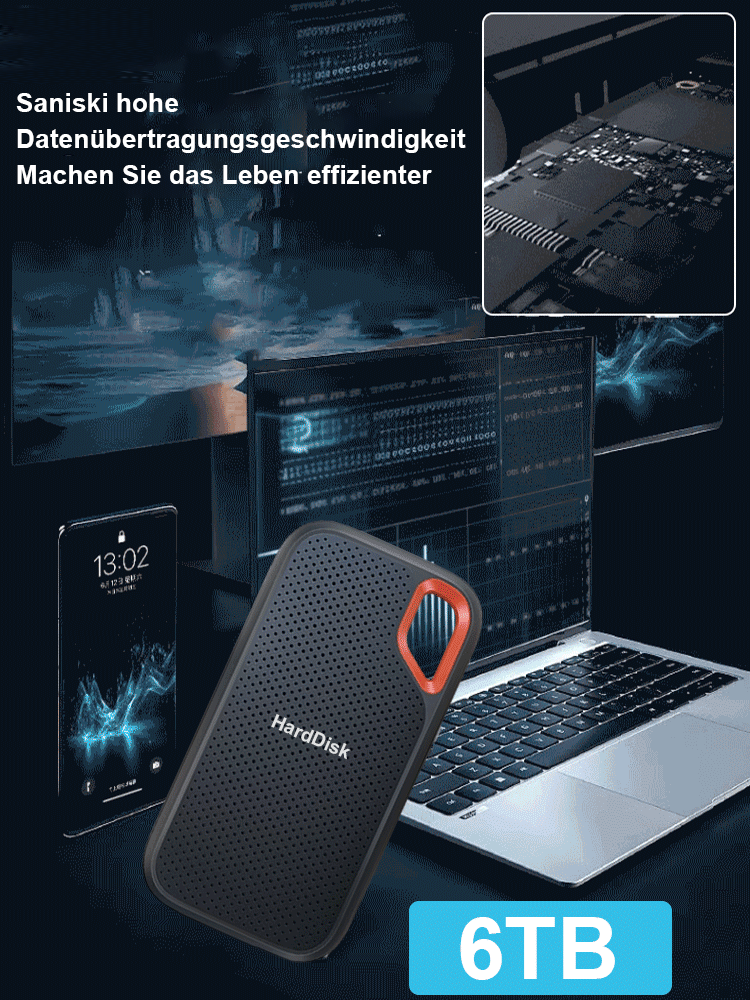 Mobile Hochgeschwindigkeits-Solid-State-Festplatte