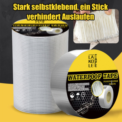 Wasserdichtes, auslaufsicheres Klebeband