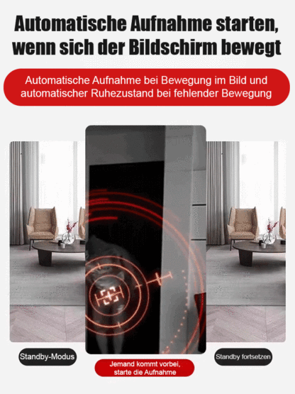 HD-Minikamera ohne tote Winkel-5G-Netzwerk High-Definition-Qualität ganztägige Überwachung, kompakt und verborgen
