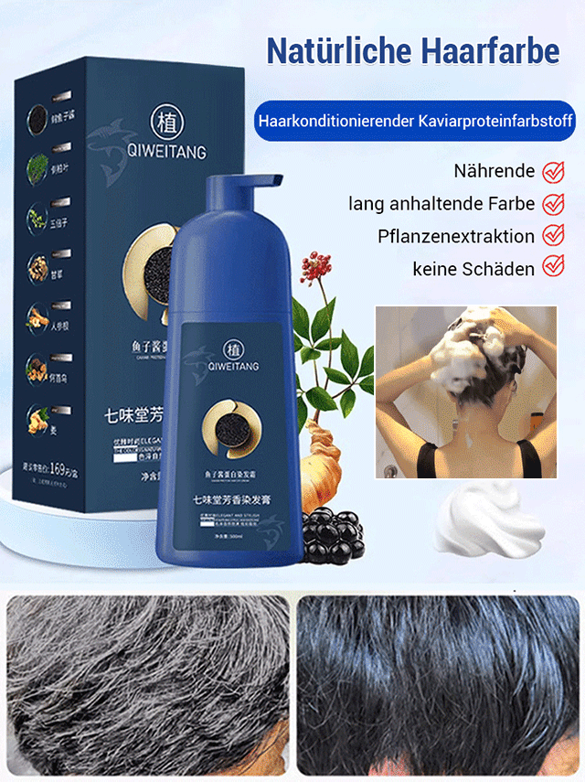 Die einfachste Haarfarbe ohne Mischen für 100 % Grauabdeckung zu Hause, die auch die Haarqualität verbessert