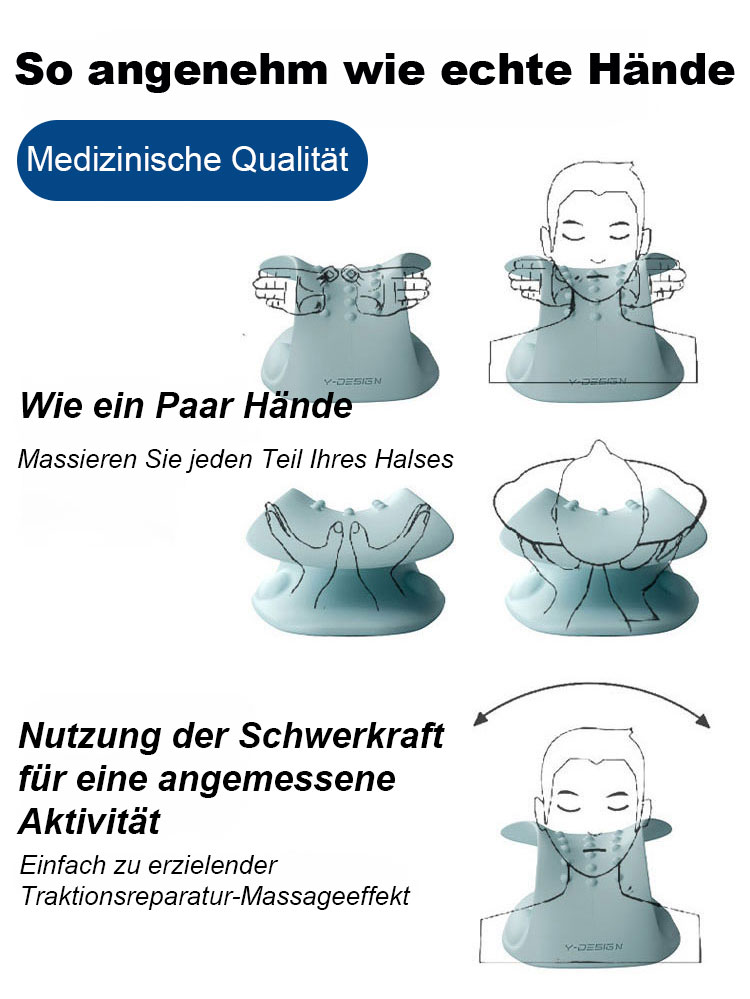 Ergonomisches Nackenmassagekissen