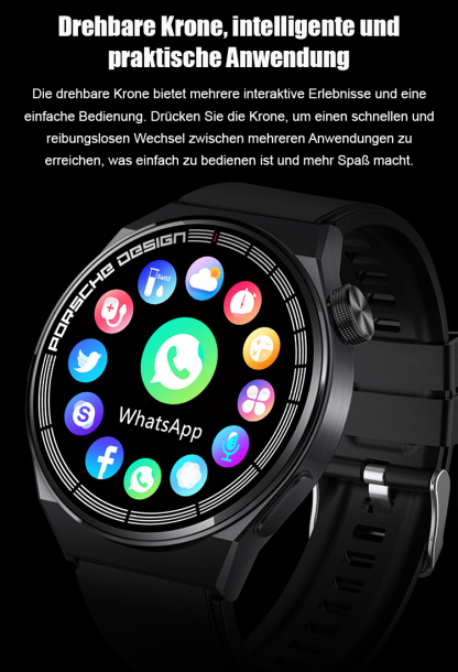 GT8 Porsche Sport-Smartwatch