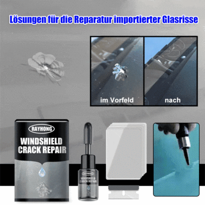 Reparaturflüssigkeit für gesprungenes Glas