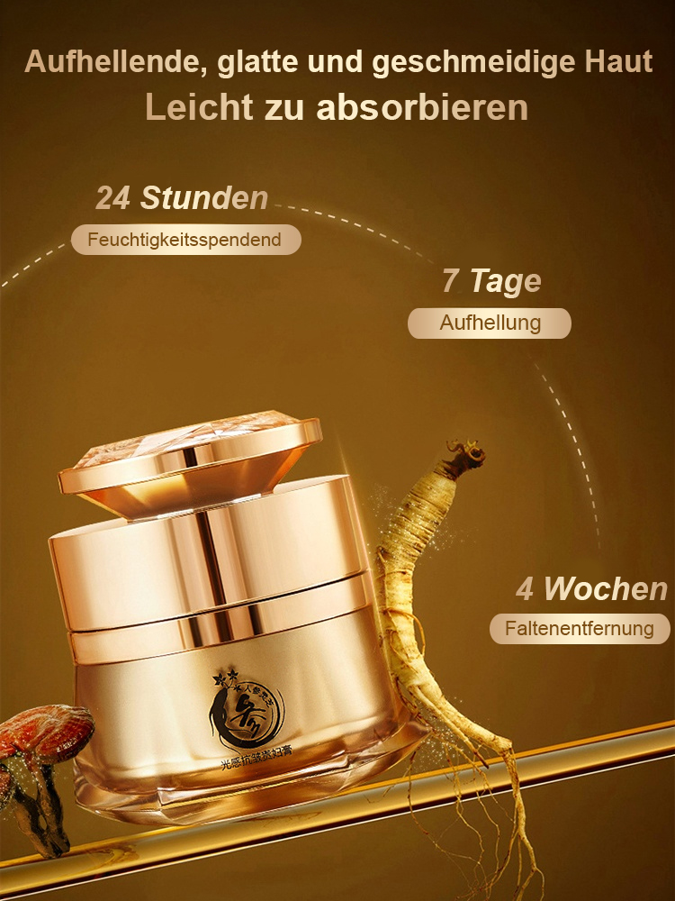 Aufhellende und Anti-Falten-Damencreme