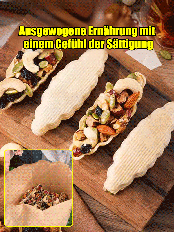 Nut Boat Tarts, eine perfekte Kombination aus traditionellen chinesischen Kräutern und ausgewählten Nüssen, sind nahrhaft und lecker