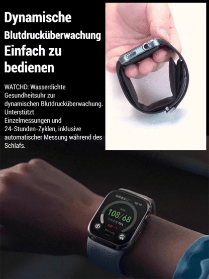Gesundheitsüberwachung wasserdichte Armbanduhr