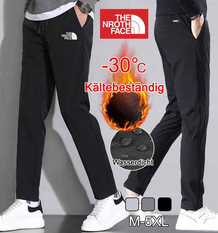 Samtverdickte, warme, gerade Freizeithose