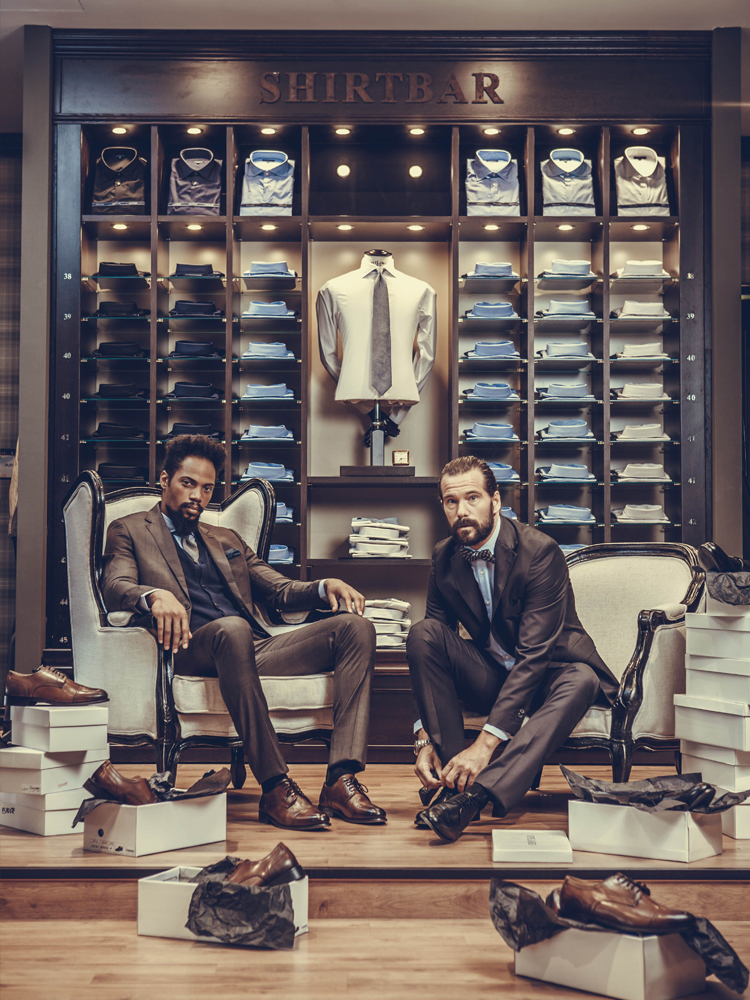 Herren-Martin-Stiefel im Vintage-Look