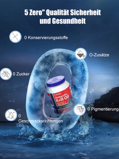 Antarktisches Krillöl, ein Muss für die Gesundheit von Menschen mittleren Alters und älteren Menschen